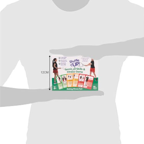 Shuffle Up Tennis Games - Family Games with 70+ Fun & Active Fitness Workout Cards, Training Equipment Aid, Tennis Gifts for Boys & Girls - Image 5