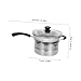FELTECHELECTR Olla De Sopa Multifuncional De Acero Inoxidable Olla Freidora con Tapa Vaporera para Cocinar Pasta y Sopas para Cocina Familiar Imagen de FELTECHELECTR Olla De Sopa Multifuncional De Acero Inoxidable Olla Freidora con Tapa Vaporera para Cocinar Pasta y Sopas para Cocina Familiar