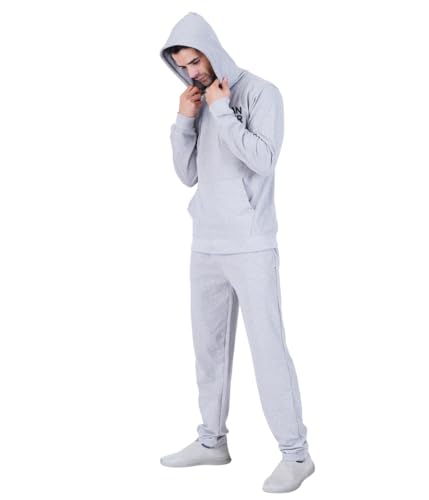 Image of hotfits Men's 2 Piece Outfits Sweatshirt Hoodies & Sweat Pant Lounge Sets |Co-ords Set for Men | Stylish Dresses for Men | Night Wear, Gym Wear, Vacation Wear Outfits