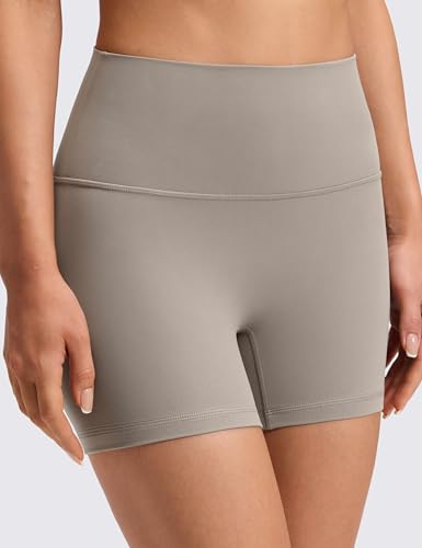 Image of CRZ YOGA No Front Seam Biker Shorts 4 inch | Butterluxe, Extremely Soft, Gentle Compression, Yoga, High Waisted, for Women