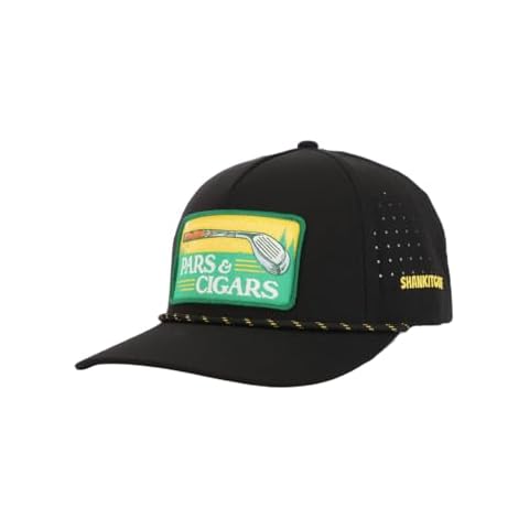 SHANKITGOLF Pars & Stogies Adjustable Rope Snap Patch Hat, Breathable Cover