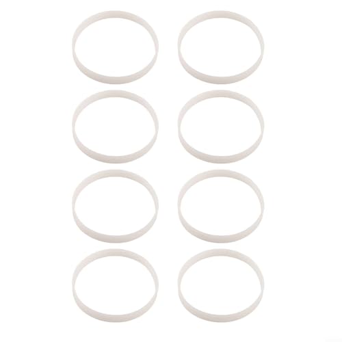 Juego de 8 juntas de goma para juntas de anillo de 10 cm de diámetro para piezas de sellado de repuesto diseñadas para evitar fugas y sellado adecuado