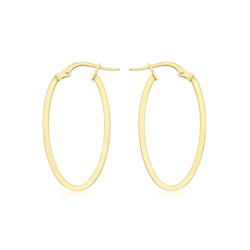 Carissima Orecchini creoli ovali 14 x 30 mm da donna