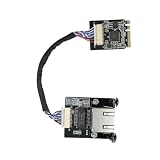 M.2 A E Key to 2.5 Gigabit Ethernet,Support youyeetoo X1X86 SBC, Intel i226 2.5G Ethernet Server NIC, Interface Card10/100/1000/2500 Mbps RJ45 LAN, Support 2230