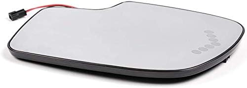 Left Driver Side Signal Mirror Glass Replacement Glasses Driver Power Compatible For Chevy 2003-2006 Avalanche Silverado Suburban GMC Tahoe Sierra Yukon Cadillac SUPPORT 2-PIN CONNECTORS