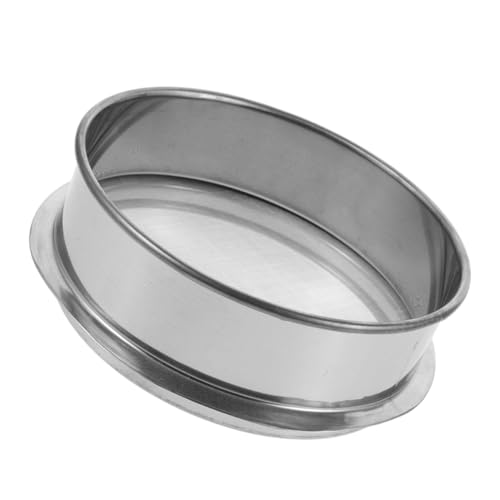 SEWACC Tamiz Metálico De Malla Fina Tamiz Multifuncional Para Harina y Tierra De Jardín Para Filtrar Mezclas De Cerámica y Pinturas Colador De Acero Inoxidable Para Tierra y Rocas