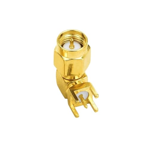 Connecteur mâle coudé circuit imprimé 4 broches coude 90° x5