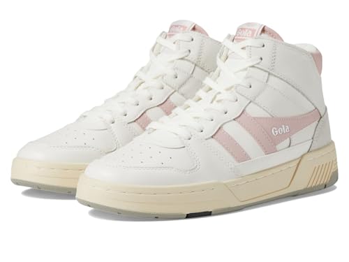 Gola Baskets montantes Allcourt pour femme, Blanc/rose craie, 37 EU