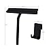 E.Palace All-Purpose Squeegee for Shower, Window, Car Glass and Kitchen (Black sillicone)
