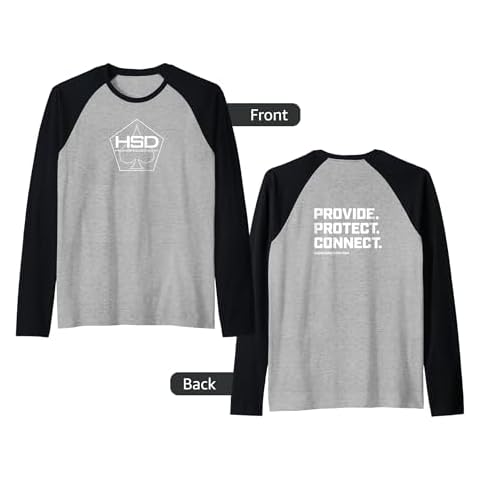 HighSpeedDaddy Provide Protect Connect White Logo Raglan Baseball Tee Cover