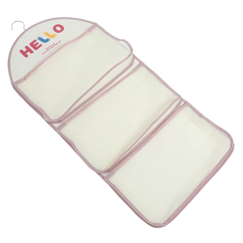 Cabilock Closet Hanging Organizer for Socks and Underwear Non Woven Storage Bag with Window Design Heavy Duty Hooks for Efficient Space Use for Accessories