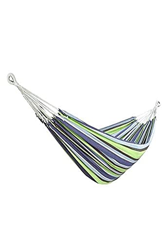 Bliss Hammocks Bh-401-Bh Double Hammock In A Bag, For Camping, Hiking And Outdoors, Portable, Durable, Eco-Friendly Hand-Woven Cotton And Polyester, Supports Up To 265-Pounds, Blue Honolulu #TOP7
