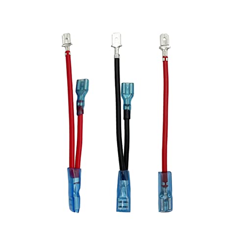 Image of 5 Pin Rocker Switch Jumper Wire Set with Male Spade & Female Connectors Wiring Kit for Car Boat Marine Truck Jeep Dashboard Switch Replacement Kit