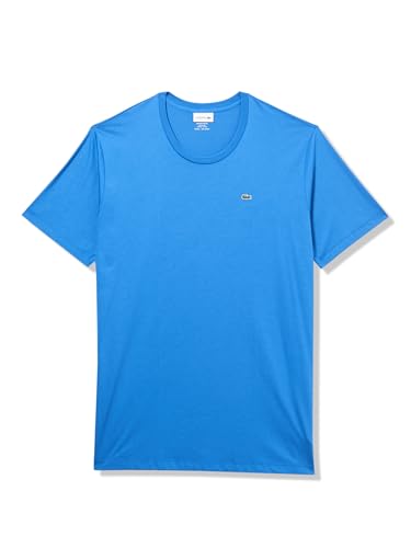 Image of Lacoste Men's Tall Fit V-Neck Short Sleeve Regular Fit Pima Cotton T-Shirt