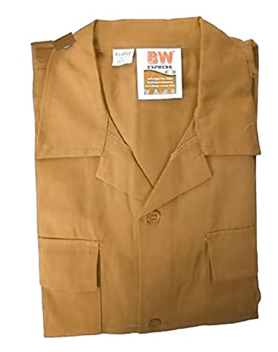 Safety pant and shirt 100% twill cotton work wear uniform mens safety BW Express | 100% cotton coverall | safety coverall | safety work wear.