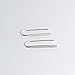 Lightweight Shiny Piercing Teardrop Hoop Earrings for Women, Sterling Silver Small Oval Pull Through, Gift (Sterling Silver 925, Flattened-Shiny | 18 Gauge)
