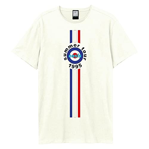 T-Shirt Tour Stripes Amplified adulte vêtement mode rock à rayures