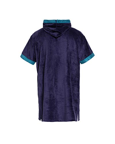 R Revise Surf Poncho - Poncho de Surf pour Les Enfants et Les Adultes - Peignoir Poncho - Poncho de Bain - avec Fibre de Bambou - Bleu foncé/Turquoise – 140/160 – vue 2