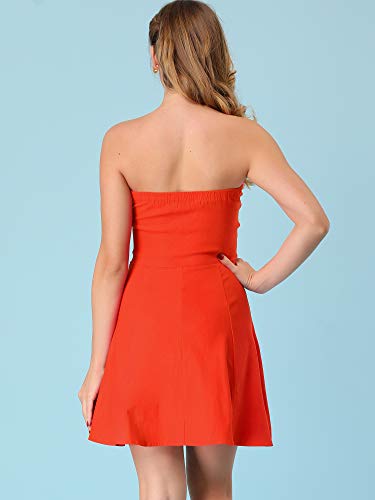 Image of Allegra K Women's Sexy Strapless Party Dress Sweetheart Neck Sleeveless Mini Tube Top Dresses