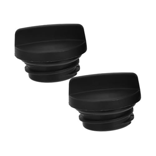 Gogogmee 2 Piezas Tapón para Agujero de Sombrilla de Mesa Set de Tapa de Drenaje y Resistente la Intemperie Insertos para Base de Parasol Fácil Instalación Negro Compatible con Bases