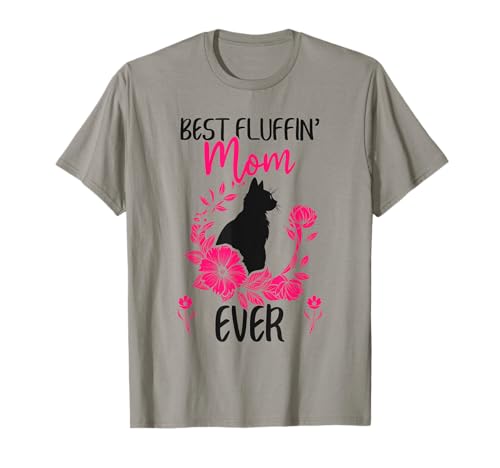Best Cat Mom Ever Crazy Cat Lady Cat Día de la Madre Camiseta