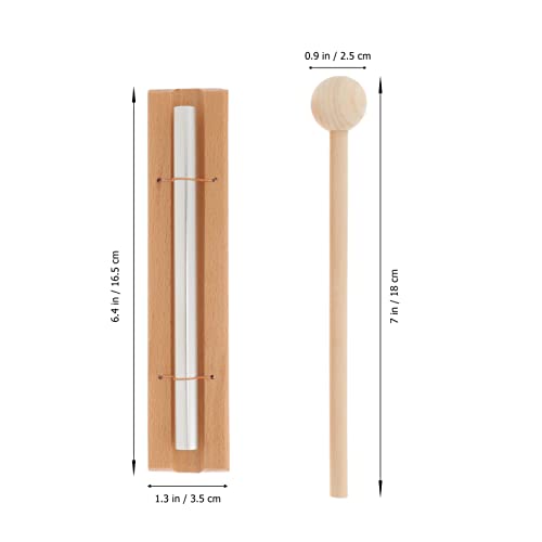 ABOOFAN 2 conjuntos de sinos de meditação, sinos de percussão, lembretes, sinos de mão com martelo d