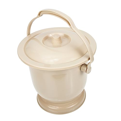 TOVINANNA Adult Urinal Pot Lid Handheld Portable Potty Practical Home Urine Bucket