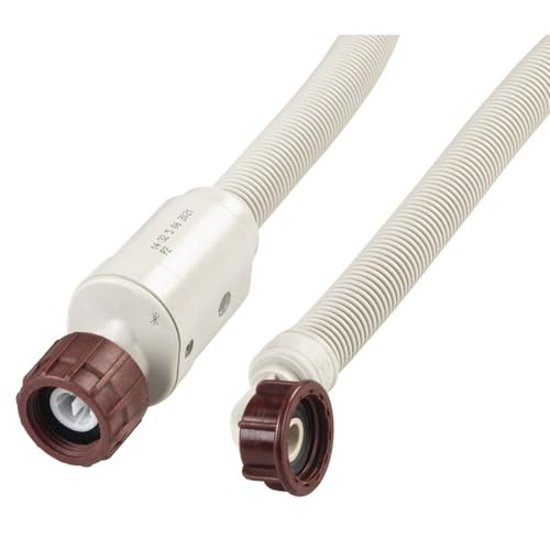 Xavax Überlaufschlauch für Waschmaschinen und Geschirrspüler, 1,5 m, Anschluss 3/4 Zoll (3/4 Zoll), Aquastop-Wasserzulaufschlauch, auslaufsicher, verhindert Wasserschäden, Leckanzeige)