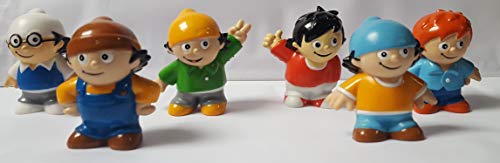 Preisvergleich Produktbild 6 Mainzelmännchen Figuren (Anton, Berti, Det, Fritz, EDI und Conni) 5 cm groß