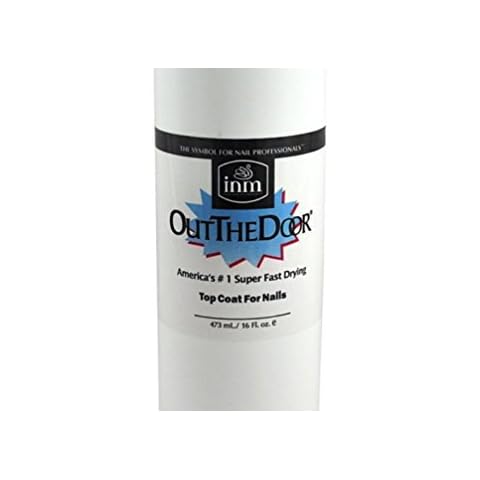 New Out The Door Number 1 Super Fast Drying Nail Top Coat For Nail | size 16oz/473mL Cover