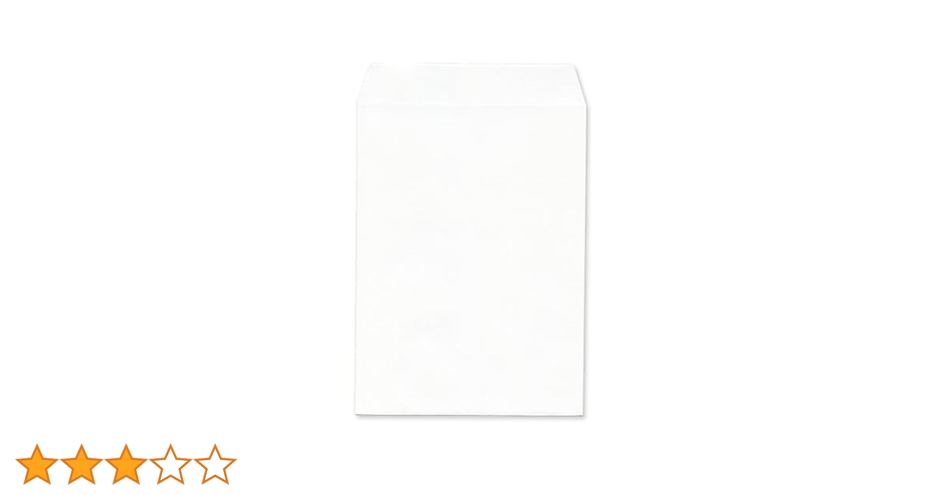 Amazon | 封筒 角4 角4封筒 ケント紙/白/ホワイト 80 B5 サイズ