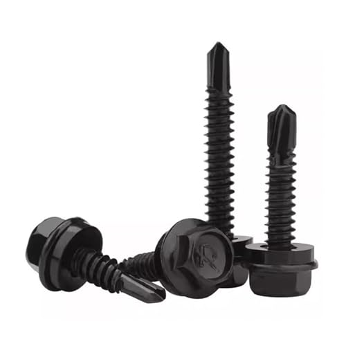 Vis autoperceuse inox 410 M4.2 noire pour stopper la rouille des fixations