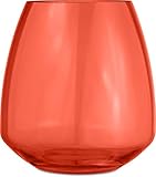  Baci Milano TUMB.PIA01 Lot de 6 verres en acrylique Orange