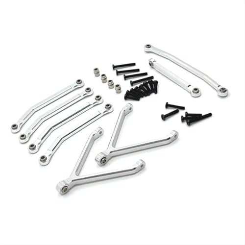 Biellette RC FMS FCX24 métal argent pour franchissement 1/24