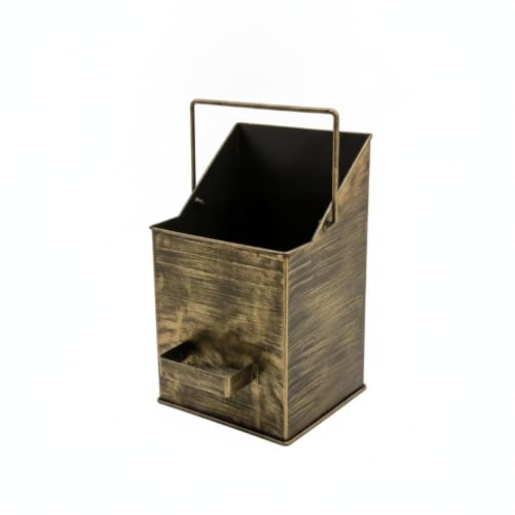 Rectangular Decorative Ash Container with Handle