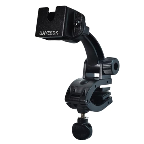 UAYESOK Radio Car Mount Dashboard Clip-On Holder for Walkie Talkie Handheld/Mobile Speaker Microphone