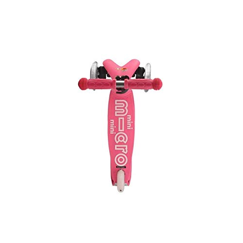 Micro Kickboard - Mini 3in1 Deluxe Plus - Three Wheeled, Lean-to-Steer Swiss-Designed Micro Scooter for Toddlers with 3 Riding Options for Ages 1-5 (Pink)
