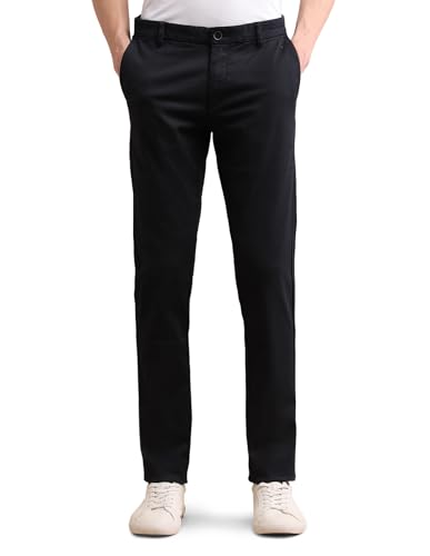 Image of U.S. Polo Assn. Men's Casual Trousers | Pique Knit - Regular Fit Chino Pants, Full Length, Stylish Men Trousers for Office & Regular Wear