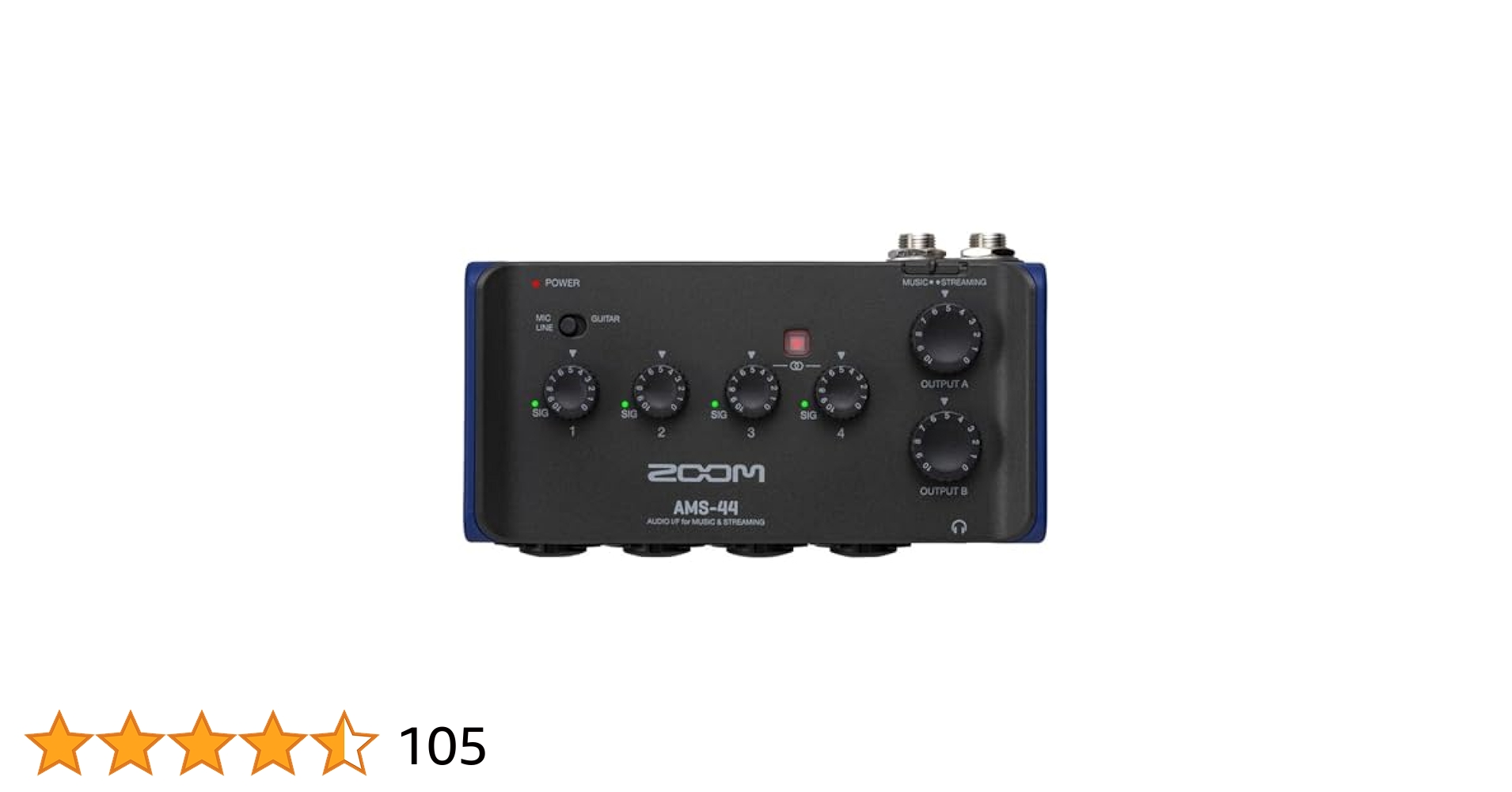 【新品】ZOOM AMS-44 USB オーディオインターフェース Amazon.co.jp: ZOOM ズーム AMS-44 オーディオインターフェース