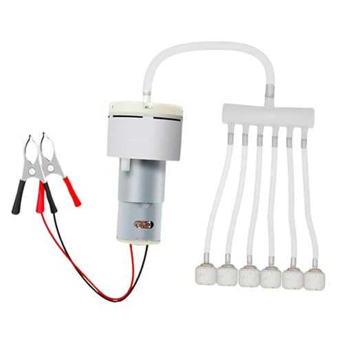 Bothyi Mini Aquarium Pump Compact Sturdy Powerful Practical Easy to Use Multipurpose with Accessories DC 12V Whisper, Style 5