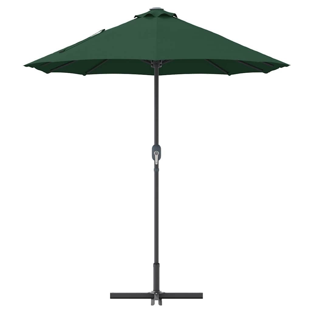 SYDE Zielony parasol ogrodowy 370 x 197 x 239 cm
