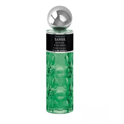 PARFUMS SAPHIR Ironie - Eau de Parfum con atomizador para hombre - 200 ml