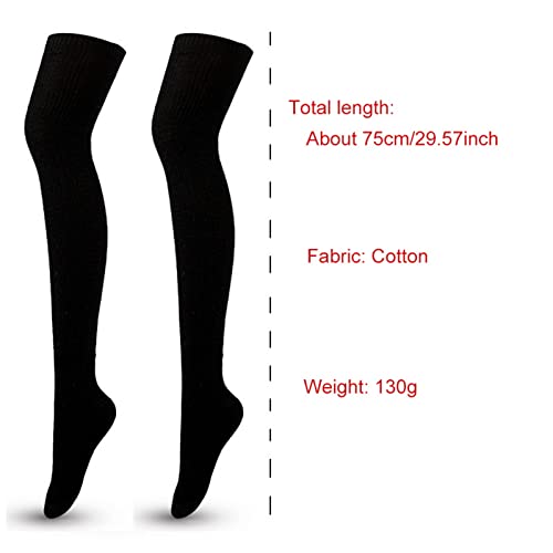 Stockings Women's Socks Cotton Knit Over-the-knee Pile Socks2