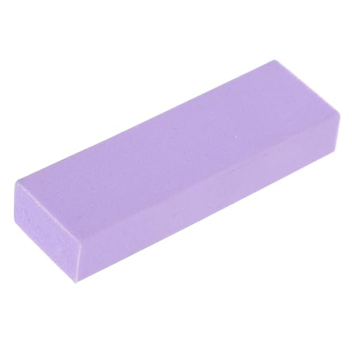 Ciieeo Rubber Cleaning Eraser Block for Removing Hard Water Stains Portable Abrasive Stone for Kitchen Bathroom Surfaces Purple
