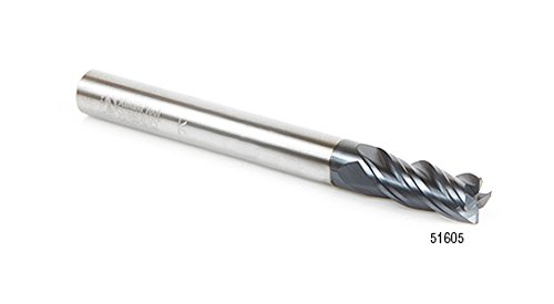 Image of Amana Tool - 51607 CNC Spiral Multi-Helix Corner Radius Bottom 3 /8 Dia x 7 /8 x 3 /8 Shank x