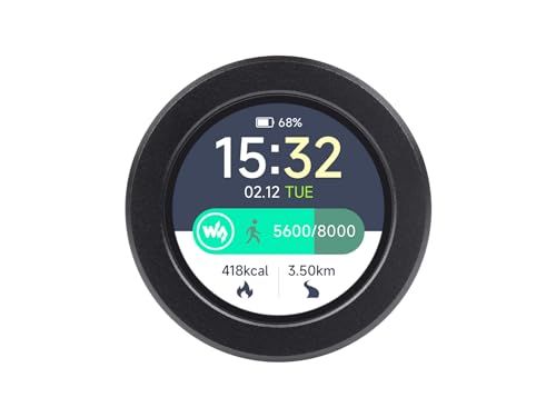 Waveshare RP2040 Microcontroller Development Board, with 1.28inch Round Touch LCD, Compact Size, Accelerometer and Gyroscope Sensor, with CNC Metal Case