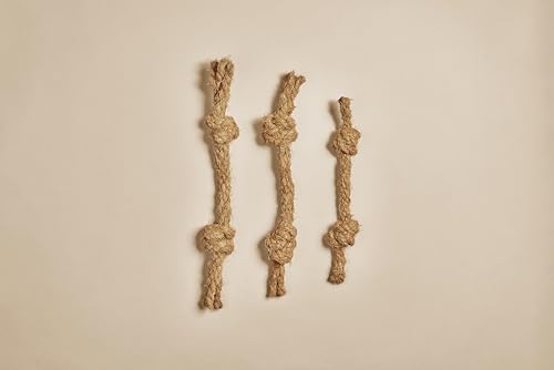 Canophera Bone Hundekauspielzeug aus Kokosseil | 100% natürliches Hundespielzeug | Kokosfasern zur Zahnreinigung | ohne Zusatzstoffe | in verschiedenen Größen erhältlich (S)