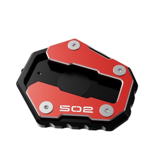 Pad béquille moto TRK 502X extension de plaque pour stationner sur terre et sable