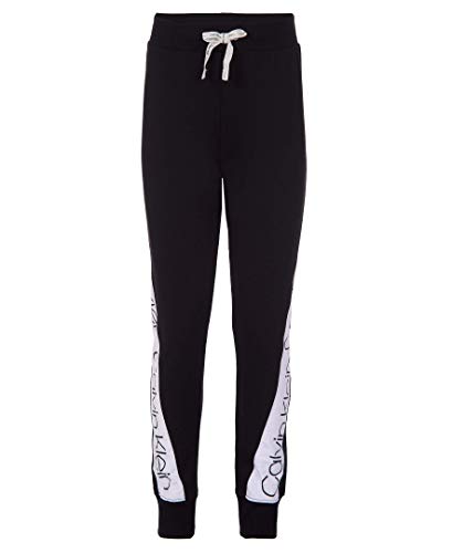 Calvin Klein Big Girl's Performance Jogger, S20 Bold Black Jog, L12/14