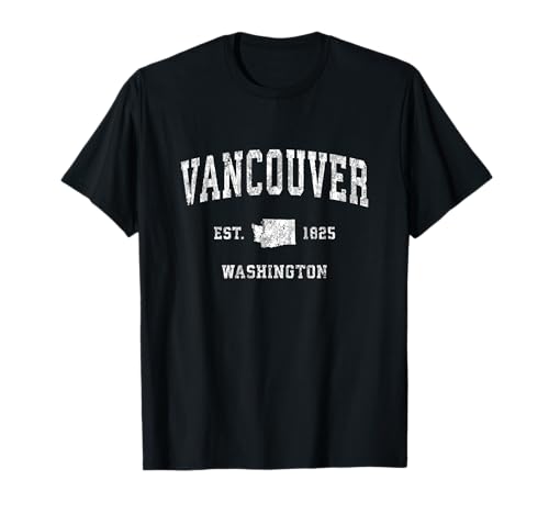 Vancouver Washington WA Vintage Athletic Sports Design T-Shirt